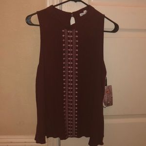 Love fire keyhole back top